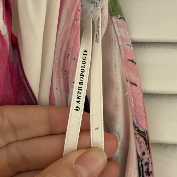 Anthropologie Silk Halter Midi Dress - Picture 6 of 11